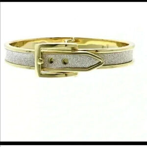 Shimmery Hinged Belt Bracelet